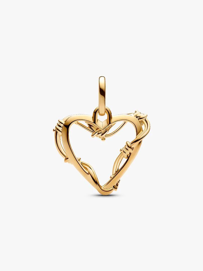 Wire Heart Dangle Charm