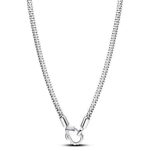 Silver necklace with lobster clasp
