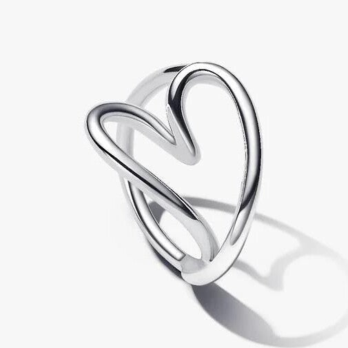 Organically Shaped Heart Ring