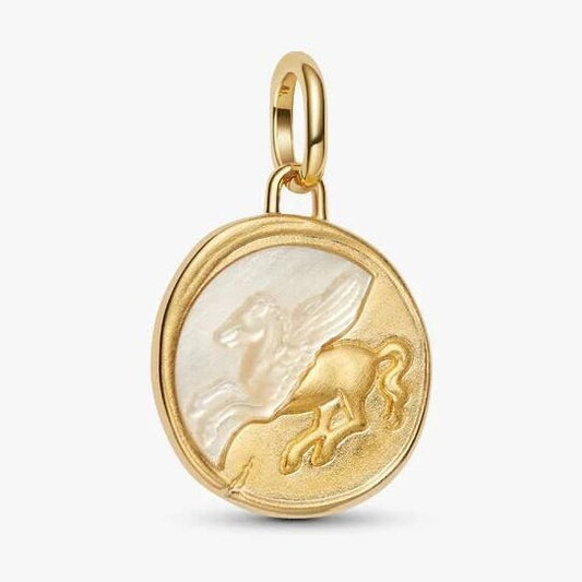 Pegasus Medallion Charm