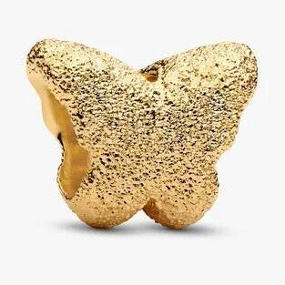 Textured Butterfly Mini Charm