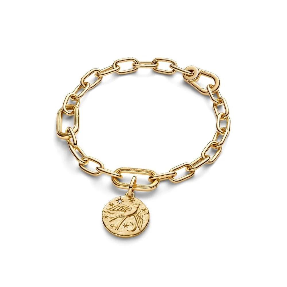 Pandora Gold Talisman Swallow Medallion