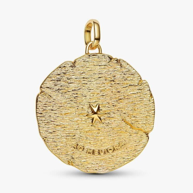 Crossing Arrows Oversized Medallion Talisman Charm