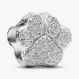 Textured Paw Mini Charm