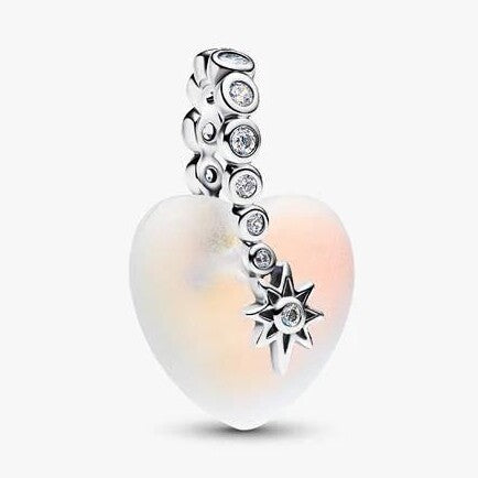 Shooting Star & Heart Dangle Charm