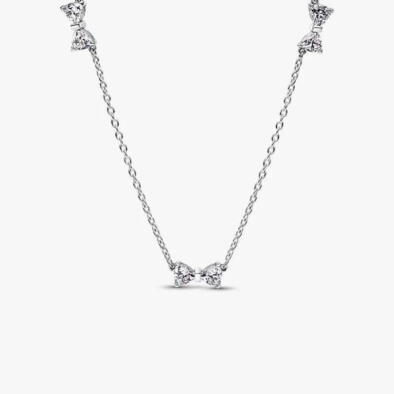 Bow Station Chain Necklace