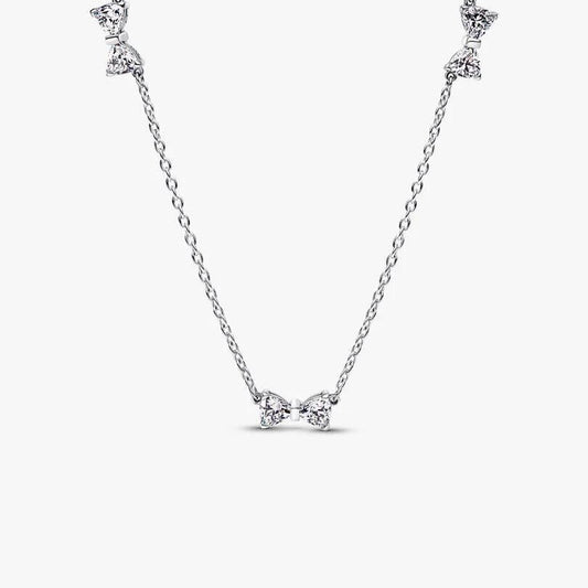 Bow Station Chain Necklace
