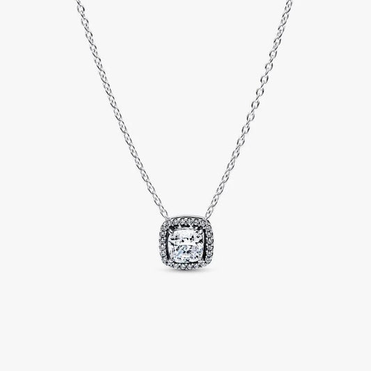 Halo Pendant Collier Necklace