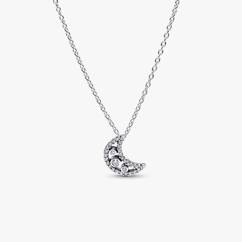 Crescent Moon Pendant Necklace