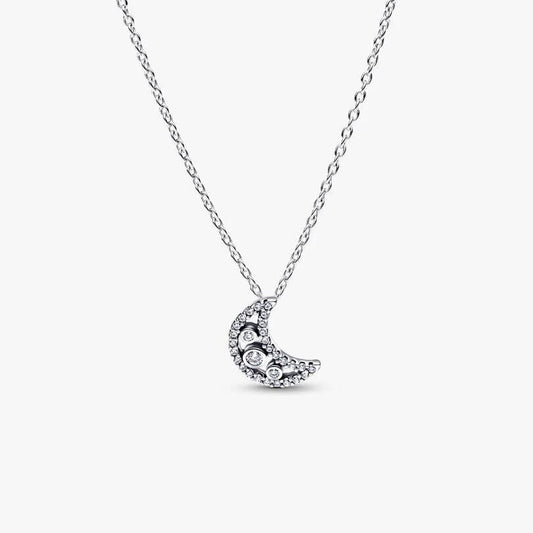 Crescent Moon Pendant Necklace