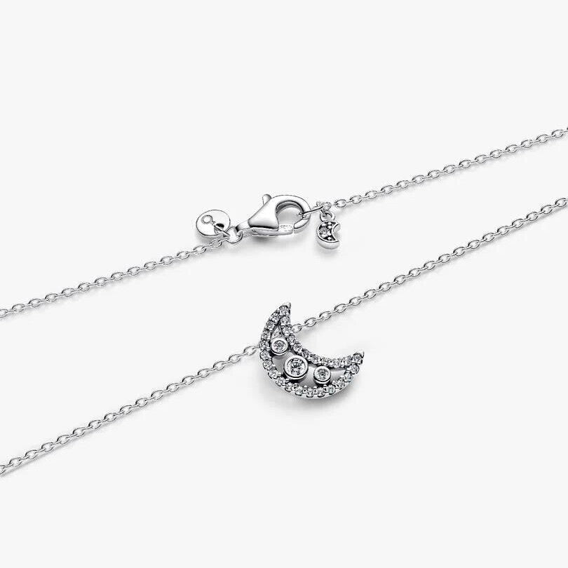 Crescent Moon Pendant Necklace