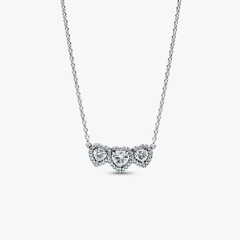 Halo Heart Trilogy Collier Necklace