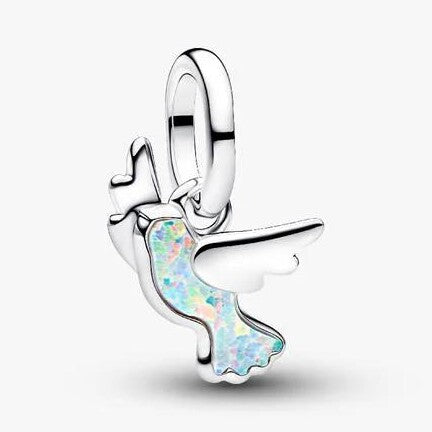 White Dove Mini Dangle Charm