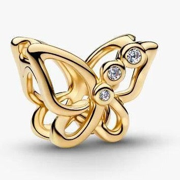 Butterfly Openwork Charm