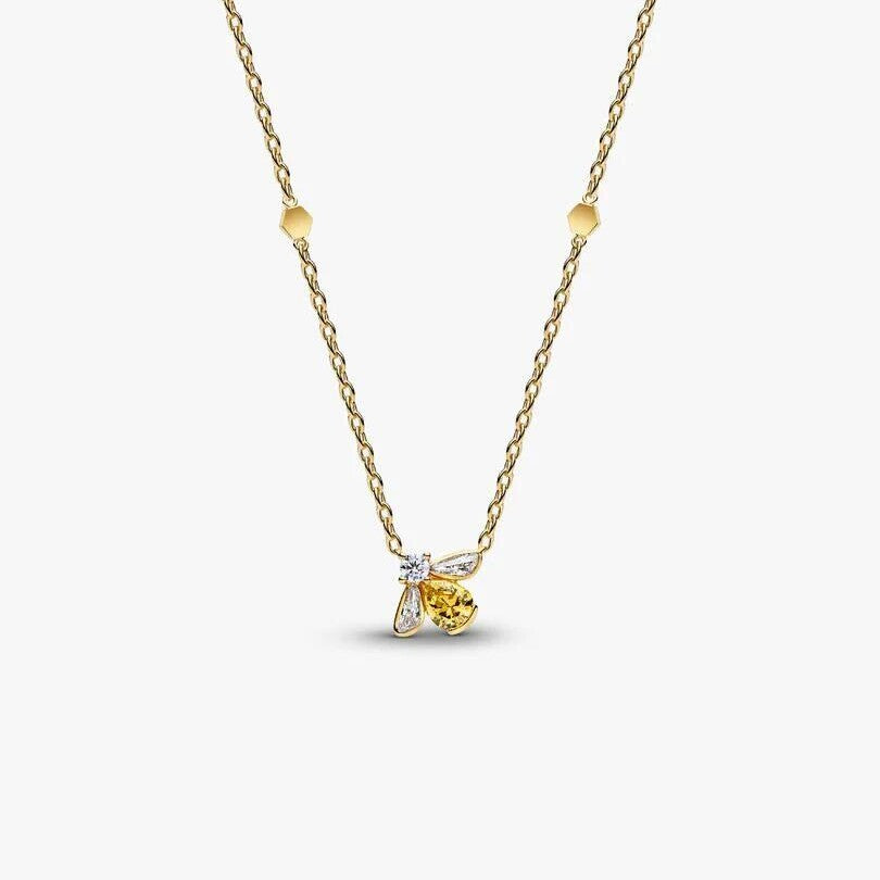 Honey Bee Pendant Necklace