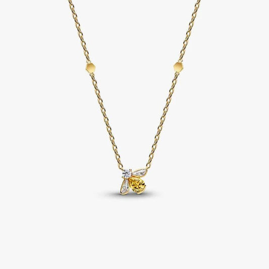 Honey Bee Pendant Necklace