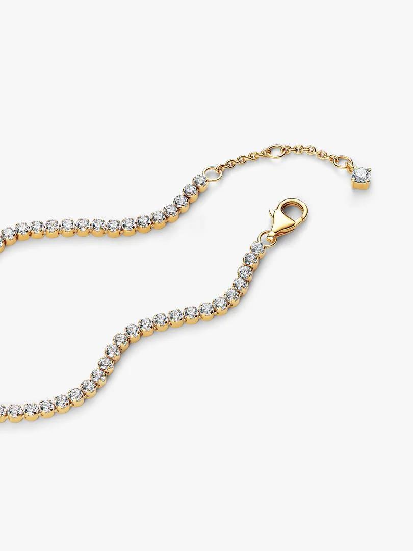 Sparkling Slim Tennis Bracelet