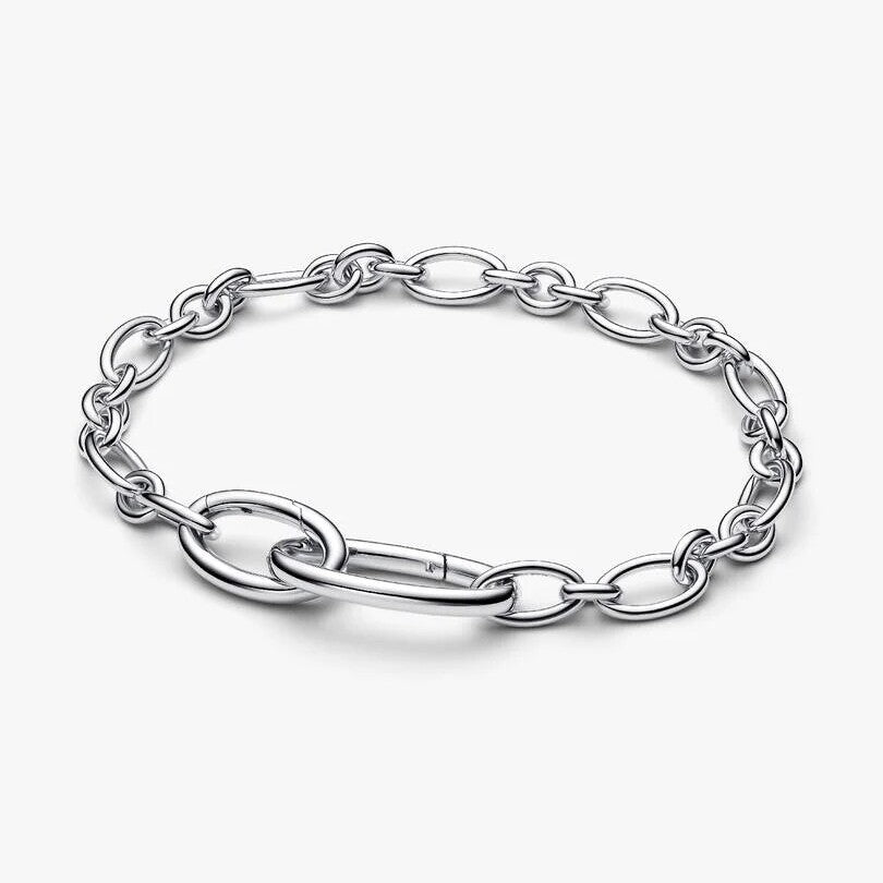 Openable Oval Link Chain Bracelet
