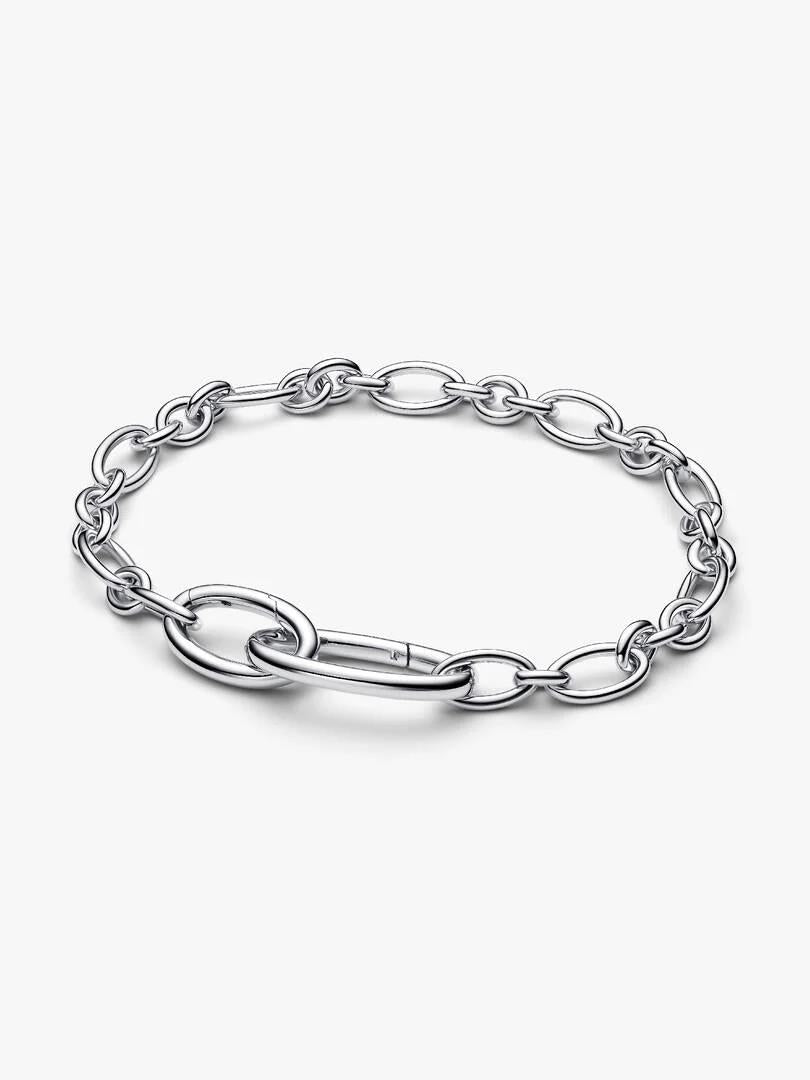 Openable Oval Link Chain Bracelet