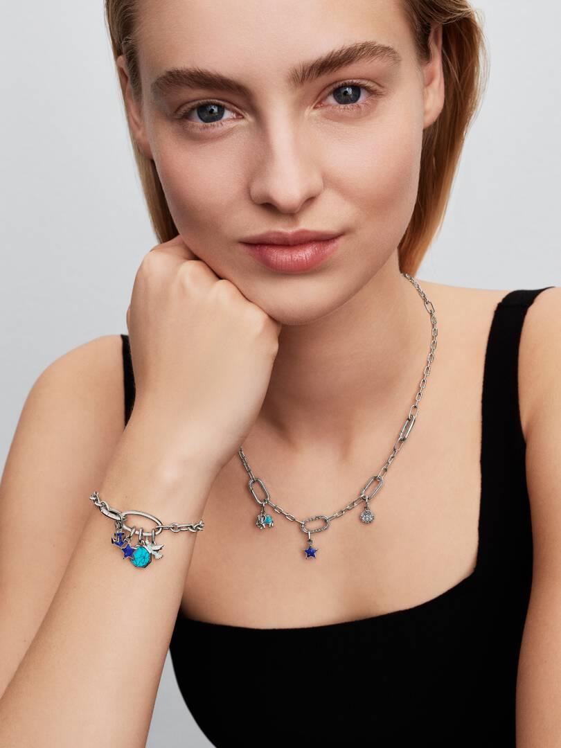 Openable Oval Link Chain Bracelet