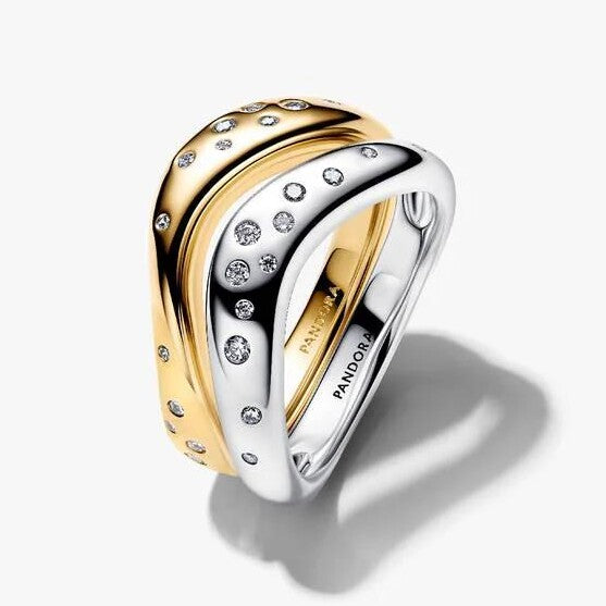 Sterling silver and 14k gold-p