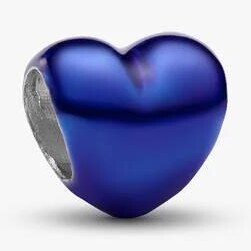 Blue Heart Mini Charm