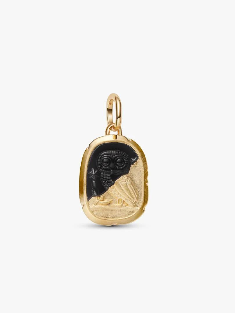 Owl Medallion Charm