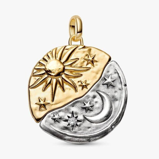 Sun & Moon Oversized Medallion Charm