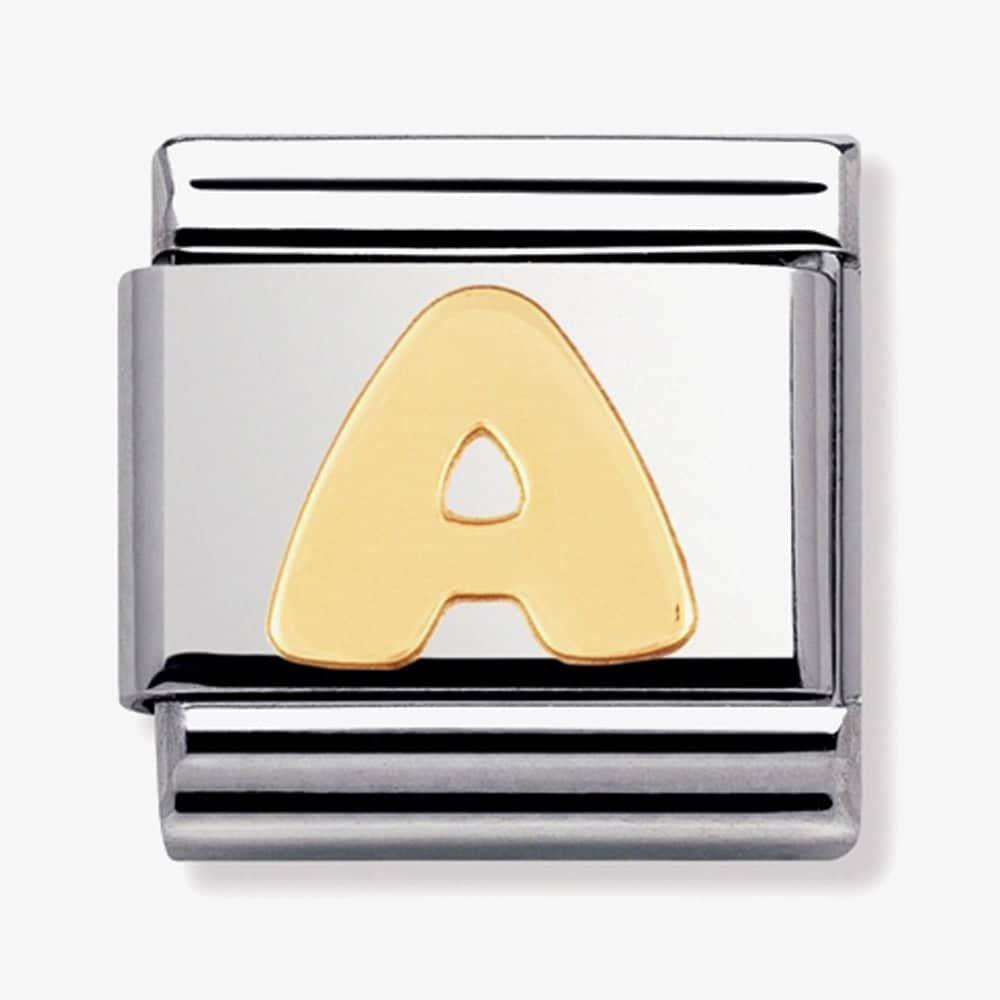18ct Gold Letter A