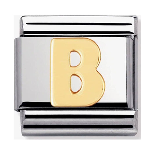 18ct Gold Letter B