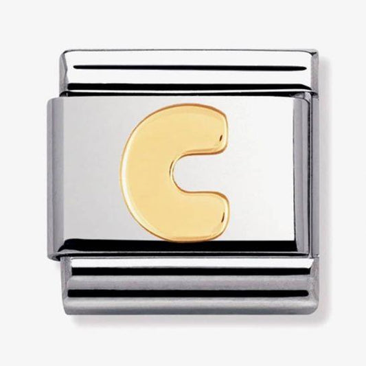 18ct Gold Letter C