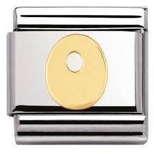 18ct Gold Letter O