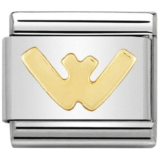 Nomination CLASSIC Gold Letters W Charm