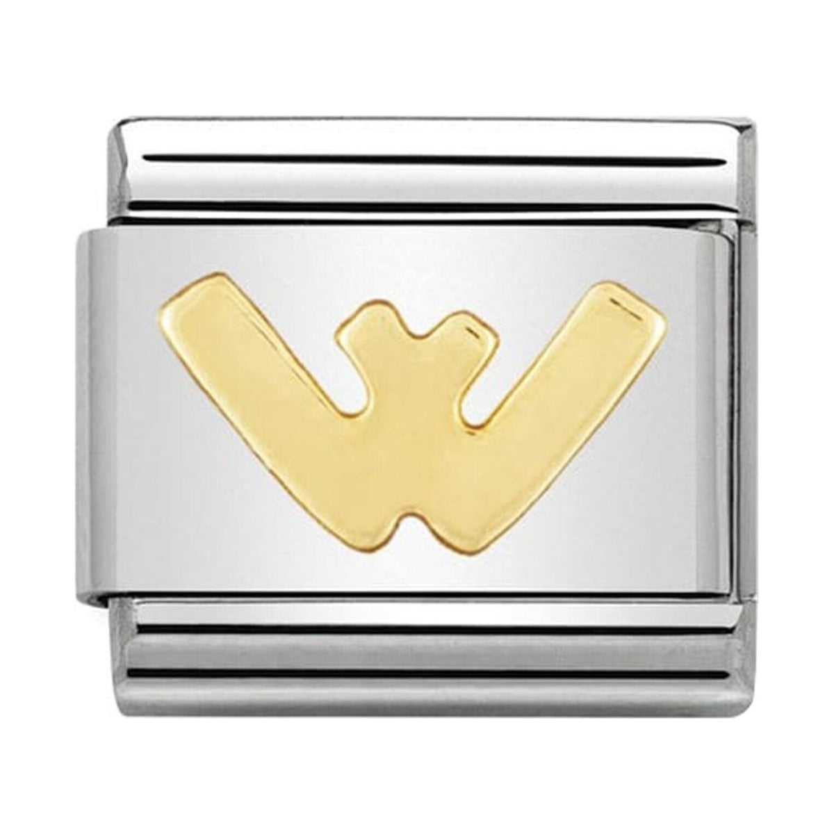 Nomination CLASSIC Gold Letters W Charm