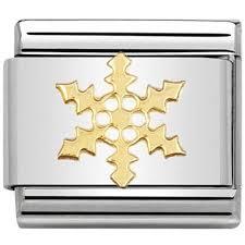 Composable Classic Link Snowflake in bonded yellow gold