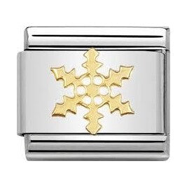 Composable Classic Link Snowflake in bonded yellow gold