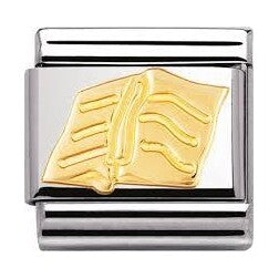 Composable Classic Link Book in bonded yellow gold