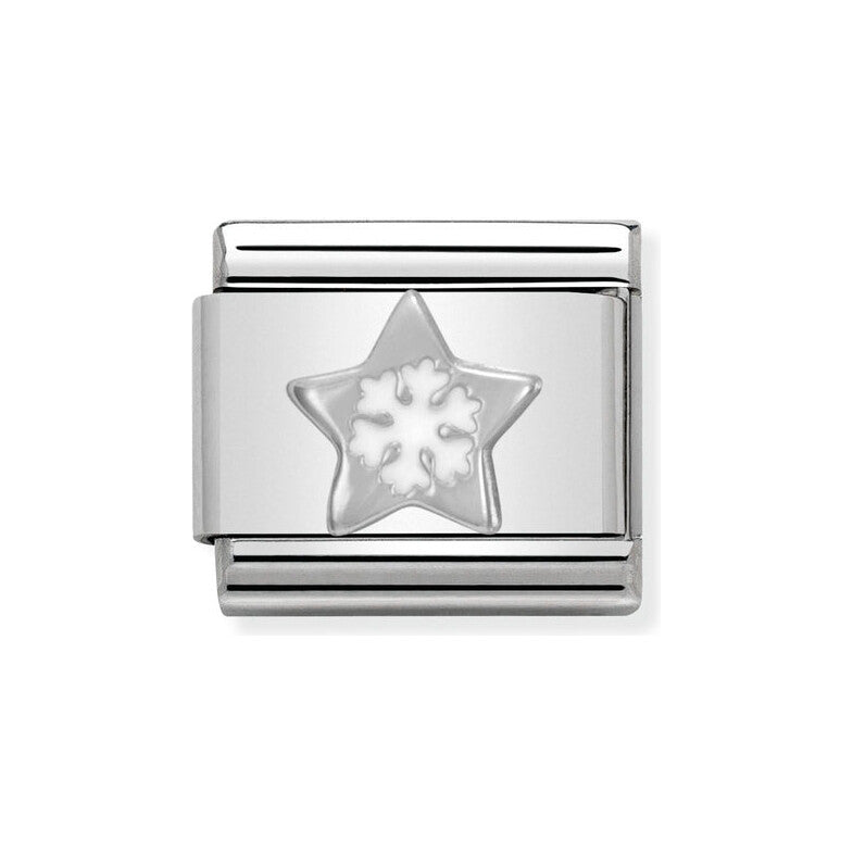CLASSIC Silvershine Christmas Star and Snowflake Charm