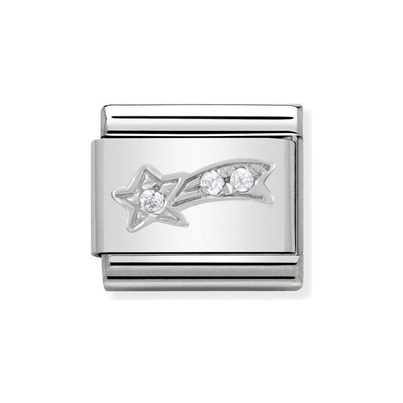 CLASSIC Silvershine Christmas Shooting Star Charm