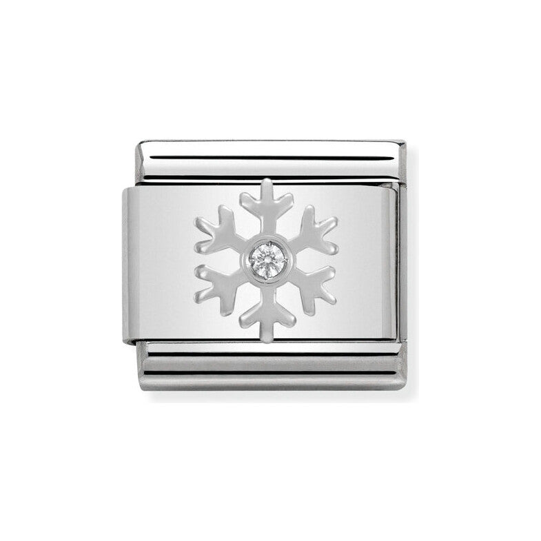 CLASSIC Silvershine Christmas Snowflake Charm