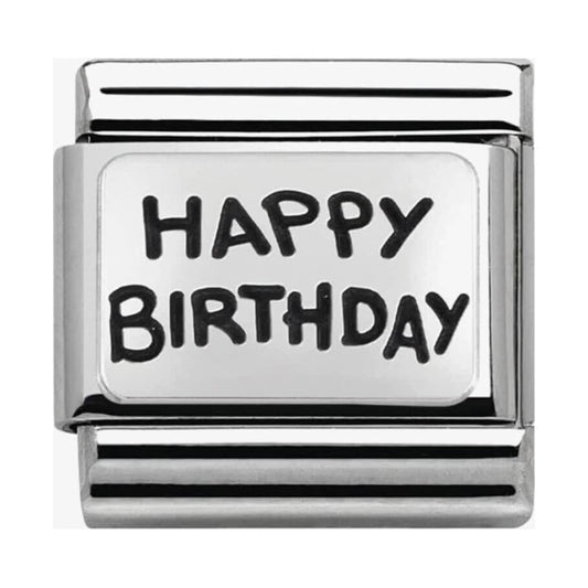 CLASSIC Silvershine Happy Birthday Charm