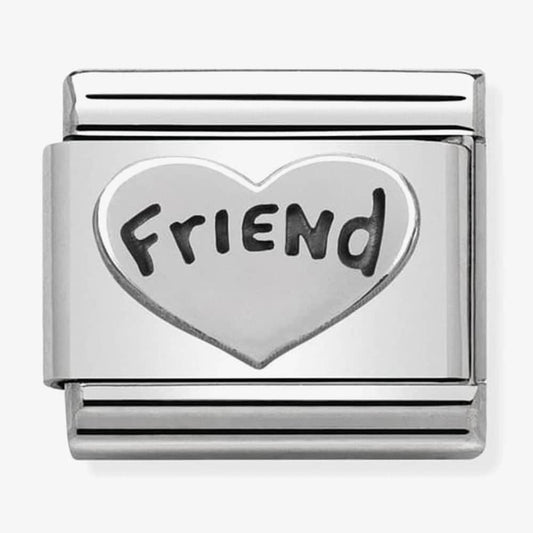 Composable Classic Friend Heart in Enamel