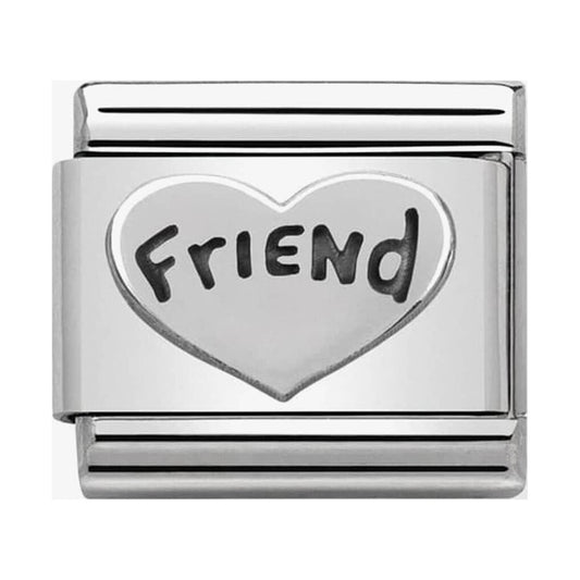 Composable Classic Friend Heart in Enamel