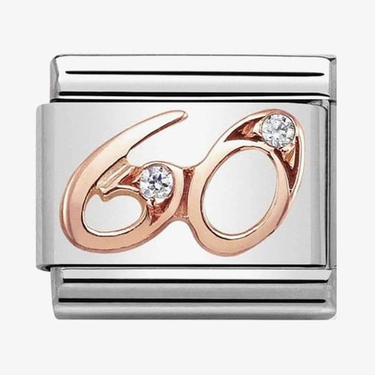 Composable Classic Number 60 Link in Rose Gold
