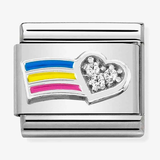 Composable Classic Link Silver Rainbow