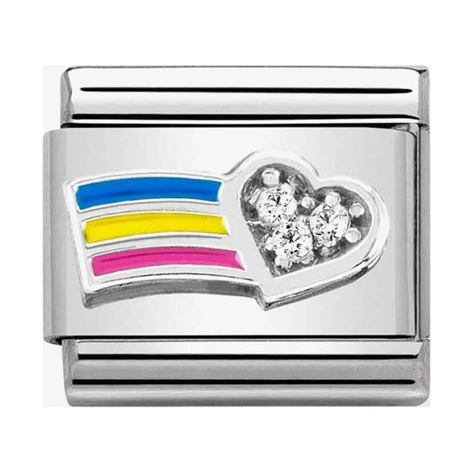 Composable Classic Link Silver Rainbow