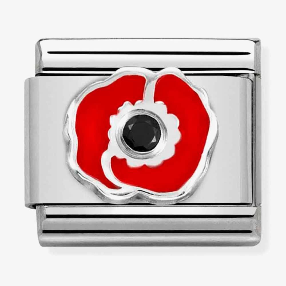 CLASSIC Poppy Crystal Charm