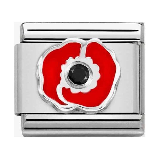 CLASSIC Poppy Crystal Charm