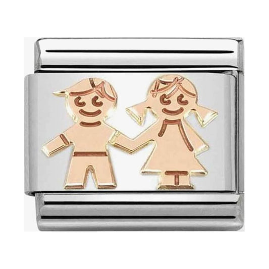 Composable CLASSIC Symbols Siblings Holding Hands Charm