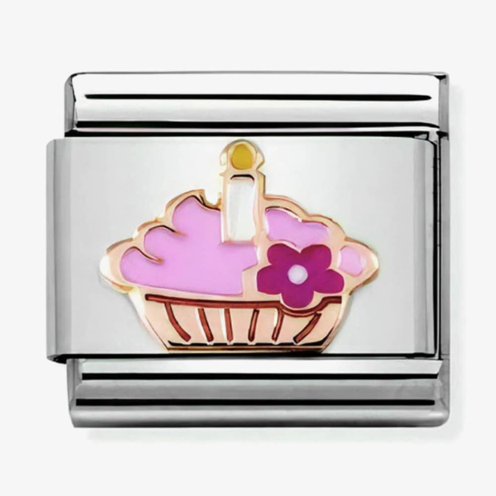 Composable CLASSIC Symbols Cupcake With Candle Charm